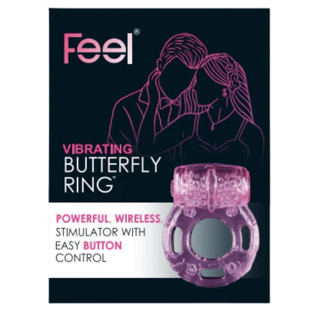 Feel Vibrating Butterfly Ring
