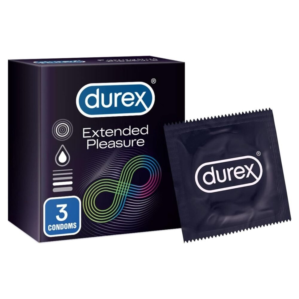 Durex Extended Pleasure Condoms – 3 Pieces Pack